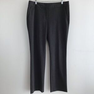 Vince Camuto gray straight leg trousers size 12.
